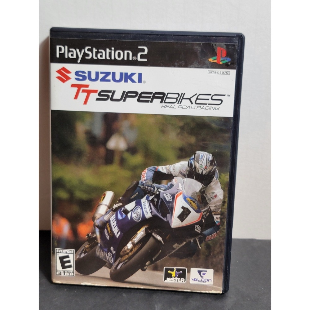 Suzuki TT Superbikes: Real Road Racing Sony PlayStation 2 PS2 Tested Works